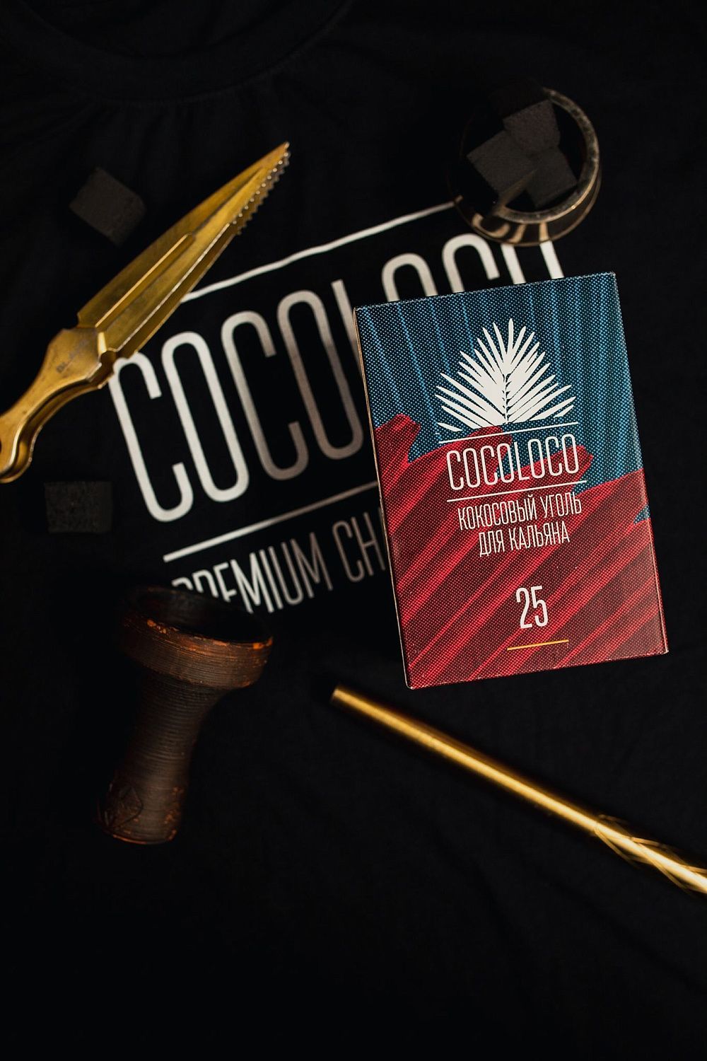 Уголь Coco Loco 72 шт (25 мм) 20к
